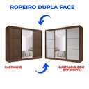 Ver imagem 5 de Guarda-roupa Casal com Espelho 100% Mdf Miami