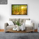 Ver imagem 2 de Quadro Decorativo Árvores Bambu: Mod. 0397 Collor-ink Mod.0397 60 X 90cm Preto