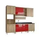 Ver imagem 4 de Cozinha Completa com Balcão sem Tampo 6 Peças 12 Portas Sicília Multimóveis