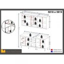 Ver imagem 5 de Cozinha Completa com Balcão sem Tampo 4 Peças 8 Portas Sicília Multimóveis