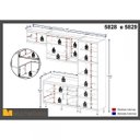 Ver imagem 5 de Cozinha Completa com Balcão sem Tampo e Torre Quente 4 Peças 9 Portas Sicília Multimóveis