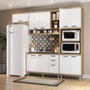 Ver imagem 2 de Cozinha Completa com Balcão sem Tampo e Torre Quente 4 Peças 9 Portas Sicília Multimóveis