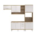 Ver imagem 4 de Cozinha Completa com Balcão sem Tampo e Torre Quente 4 Peças 9 Portas Sicília Multimóveis