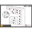 Ver imagem 5 de Cozinha Completa com Balcão sem Tampo e Torre Quente 4 Peças 9 Portas Sicília Multimóveis