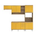 Ver imagem 4 de Cozinha Completa com Balcão sem Tampo e Torre Quente 4 Peças 9 Portas Sicília Multimóveis