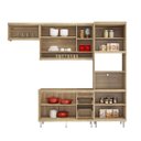 Ver imagem 3 de Cozinha Completa com Balcão sem Tampo e Torre Quente 4 Peças 9 Portas Sicília Multimóveis