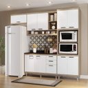 Ver imagem 2 de Cozinha Completa com Balcão com Tampo 5 Peças 9 Portas Sicília Multimóveis