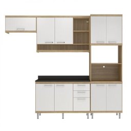 Cozinha Completa com Balcão com Tampo 5 Peças 9 Portas Sicília Multimóveis - 4 Cozinha Completa com Balcão com Tampo 5 Peças 9 Portas Sicília Multimóveis - 4
