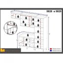 Ver imagem 5 de Cozinha Completa com Balcão com Tampo 5 Peças 9 Portas Sicília Multimóveis