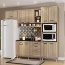 Ver imagem 2 de Cozinha Completa com Balcão com Tampo 5 Peças 9 Portas Sicília Multimóveis