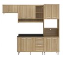 Ver imagem 4 de Cozinha Completa com Balcão com Tampo 5 Peças 9 Portas Sicília Multimóveis