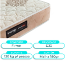 Ver imagem 3 de Kit Cama Box + Cabeceira + Colchão Solteiro D33 + Travesseiro Ortobom