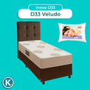 Ver imagem 5 de Kit Cama Box + Cabeceira + Colchão Solteiro D33 + Travesseiro Ortobom