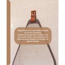 Ver imagem 5 de Espelheira Gota 76x50cm em Mdf e Suporte em Couro Pistache