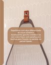 Ver imagem 5 de Espelheira Gota 76x50cm em Mdf e Suporte em Couro Pistache