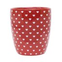 Ver imagem 4 de Caneca Porcelana Vermelha Alça Coração 700ml