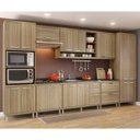 Ver imagem 2 de Cozinha Completa com Balcão sem Tampo 8 Peças 17 Portas Sicília Multimóveis