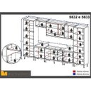 Ver imagem 5 de Cozinha Completa com Balcão sem Tampo 8 Peças 17 Portas Sicília Multimóveis