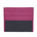Ver imagem 1 de Cabeceira Leila 1,40 Suede Rosa Pink - Dominic Decor
