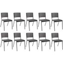 Ver imagem 5 de Kit 10 Cadeiras de Escritório Niala Nr17 Plaxmetal