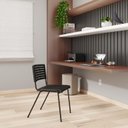 Ver imagem 3 de Kit 10 Cadeiras de Escritório Niala Nr17 Plaxmetal