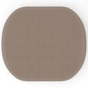 Ver mais imagens de Kit 2 Puffs Decorativos Orgânico para Living Quarto 70cm Doha W01 Bouclê Bege - Lyam Decor