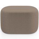 Ver imagem 6 de Kit 2 Puffs Decorativos Orgânico para Living Quarto 70cm Doha W01 Bouclê Bege - Lyam Decor