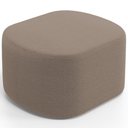 Ver imagem 7 de Kit 2 Puffs Decorativos Orgânico para Living Quarto 70cm Doha W01 Bouclê Bege - Lyam Decor