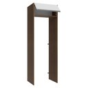 Ver imagem 7 de Porta-geladeira 73 Cm 1 Porta Basculante Rustic/branco Glamy Madesa