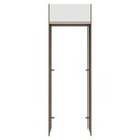 Ver imagem 6 de Porta-geladeira 73 Cm 1 Porta Basculante Rustic/branco Glamy Madesa