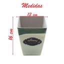 Ver imagem 3 de Kit 6 Mini Vasos de Planta Cachepot Estampados Decorados 16cm
