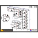 Ver imagem 5 de Cozinha Completa com Balcão sem Tampo 5 Peças 9 Portas Sicília Multimóveis