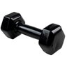 Par de Halter Dumbell Sextavado Revestido e Texturizado Ahead Sports - 10kg Preto - 2