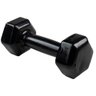 Par de Halter Dumbell Sextavado Revestido e Texturizado Ahead Sports - 9kg Preto - 2
