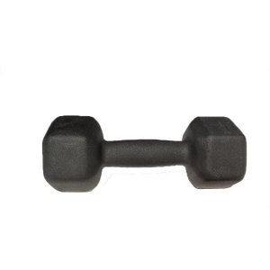 Par de Halter Dumbell Sextavado Revestido e Texturizado Ahead Sports - 3 kg Preto