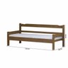 Sofá Cama Esmeralda Solteiro de Madeira Maciça Nemargi Imbuia - 3