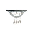 Ver imagem 1 de Lustre de Cristal K9 Teto para Sala,quarto,base Inox 40x20cm