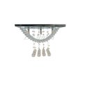 Ver imagem 6 de Lustre de Cristal K9 Teto para Sala,quarto,base Inox 40x20cm