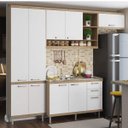 Ver imagem 1 de Cozinha Completa com Balcão sem Tampo 4 Peças 9 Portas Sicília Multimóveis
