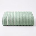 Ver imagem 2 de Jogo de Toalha Banhão - Jacquard - Wave Ondas - Home Design 450g - Corttex Cor: Verde / Chumbo
