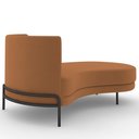 Ver imagem 4 de Sofá Chaise Longue Living Lucca Direito D02 Veludo Terracota C-262