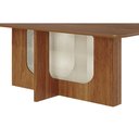 Ver imagem 6 de Mesa de Sala Jantar Louise C/ Tampo Madeirado 160x80cm Cinamomo - Cimol