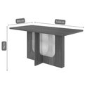 Ver imagem 3 de Mesa de Sala Jantar Louise C/ Tampo Madeirado 160x80cm Cinamomo - Cimol