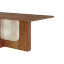 Ver imagem 5 de Mesa de Sala Jantar Louise C/ Tampo Madeirado 160x80cm Cinamomo - Cimol
