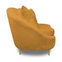 Ver imagem 5 de Poltrona Decorativa Orgânica Pé Ferro Dou Kit 2 Zaya Bouclê C05 - D’Rossi
