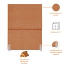 Ver imagem 2 de Cabeceira Encantador Cama Box Solteiro 100 Cm Estofada Revestida em Bouclé