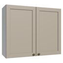 Ver imagem 1 de Armário Aéreo 80 cm 2 Portas Branco/Crema Vik Madesa
