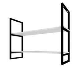 Prateleira Industrial Suspensa Teto Cozinha pratileira prateleira mdf nicho industrial nichos para - 4
