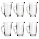 Ver imagem 2 de Jarra de Mesa Copo Americano de Vidro 750ml 6 Unidades - Nadir R540
