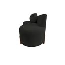 Ver imagem 5 de Namoradeira Sofá Feijão Lounge 120cm Orgânica Veludo Preto